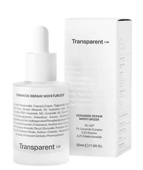 TRANSPARENT LAB CERAMIDE REPAIR MOISTURIZER SERUM - intensywnie regenerujące serum z ceramidami 30ml