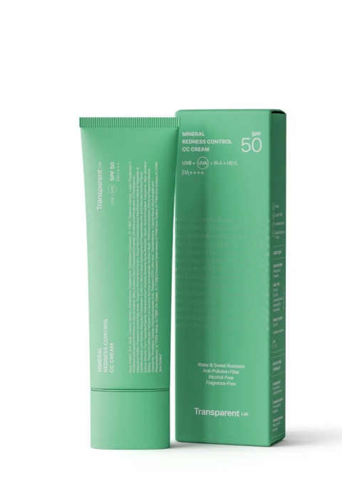 TRANSPARENT LAB Mineral Redness Control CC Cream krem koloryzujący SPF50