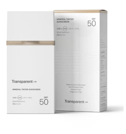 TRANSPARENT LAB - Transparent Lab Mineral Tinted Sunscreen Light mineralny krem z filtrem SPF 50 100ml TRANSPARENT LAB - Transparent Lab Mineral Tinted Sunscreen Light mineralny krem z filtrem SPF 50 100ml