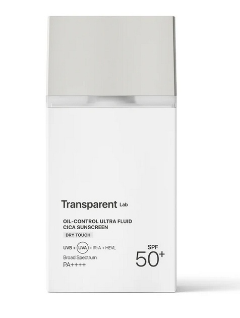 TRANSPARENT LAB - Transparent Lab Oil Control Ultra Fluid Cica Sunscreen matujący krem SPF 50 100ml TRANSPARENT LAB - Transparent Lab Oil Control Ultra Fluid Cica Sunscreen matujący krem SPF 50 100ml