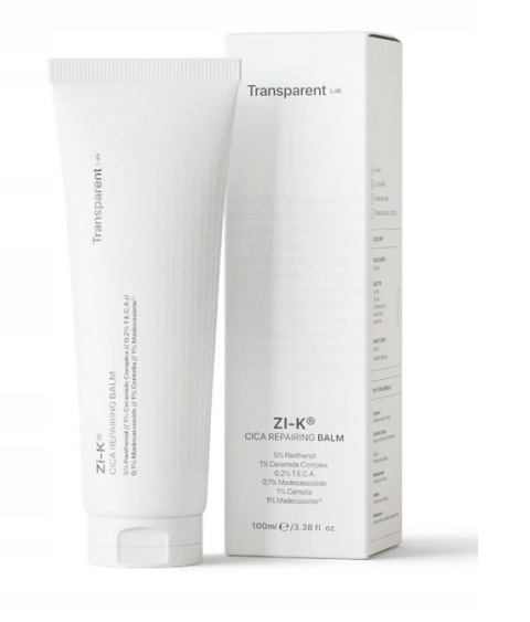 TRANSPARENT LAB - Zi-K Cica Repairing Balm regenerujący balsam do twarzy i ciała 100ml TRANSPARENT LAB - Zi-K Cica Repairing Balm regenerujący balsam do twarzy i ciała 100ml