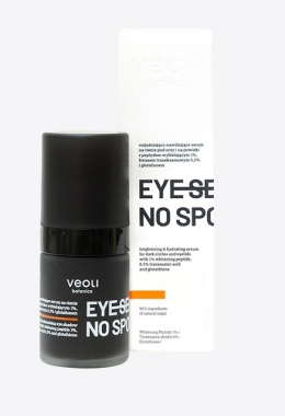 VEOLI BOTANICA - EYE SEE NO SPOTS Rozjaśniająco-nawilżające serum na cienie pod oczy i na powieki z peptydem wybielającym 15ml
