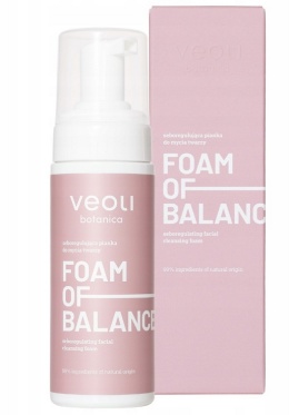 VEOLI BOTANICA - FOAM OF BALANCE Seboregulująca pianka do mycia twarzy 150ml