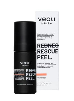 VEOLI BOTANICA - REDNESS RESCUE PEEL Kojąco-wygładzający peeling na naczynka z ultradelikatnym kompleksem kwasowym 9%