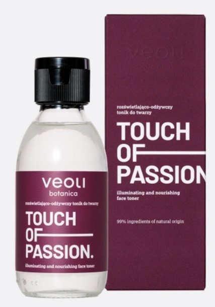 VEOLI BOTANICA - TOUCH OF PASSION Rozświetlająco-odżywczy tonik do twarzy